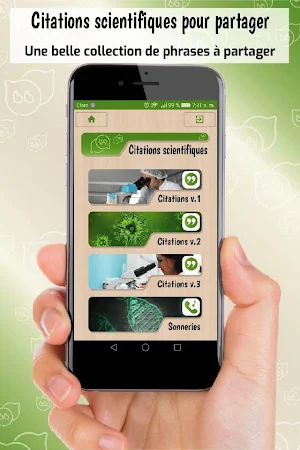citations scientifiques et citation sur la science Screenshot 0