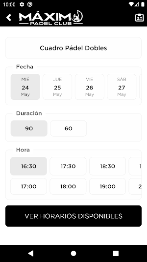 Maximo Padel Club Screenshot 3