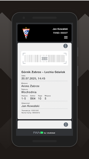 Bilety Górnik Zabrze Screenshot 2