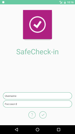 Safe nursery Check-in Screenshot 0