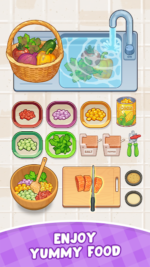 Cooking Cozy: Yummy Dishes Screenshot 1