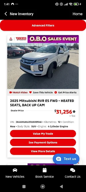 Vickar Mitsubishi Screenshot 1