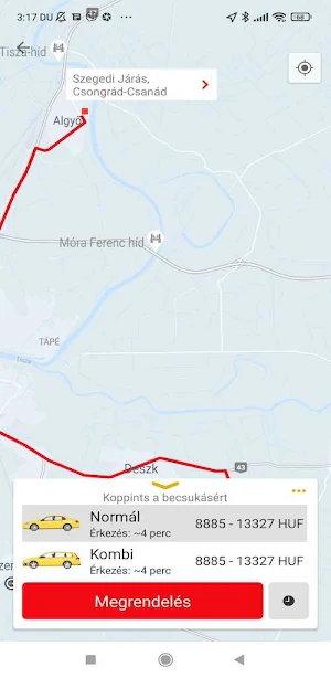 Tempo Taxi Szeged Screenshot 2