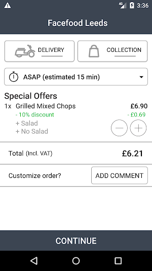 Facefood Leeds Screenshot 2