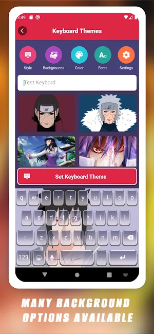 Konoha Ninja Keyboard Theme Screenshot 3