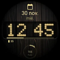 Wood'n LEDs Watch Face
