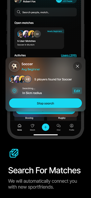 MySportFriend Screenshot 1