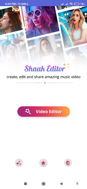 Shaak - Video Editor, Video Ma Screenshot 1