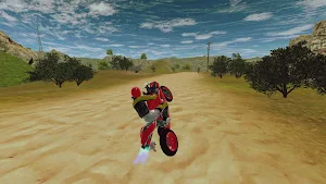 MotorBike Casual OffRoad 3D Screenshot 2