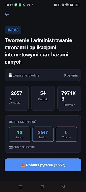 Egzaminy Zawodowe Screenshot 2