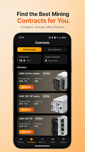 RentalHash: Crypto Mining Screenshot 1