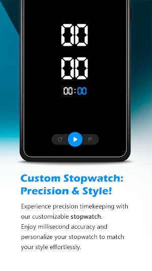 Huge Digital Fullscreen Clock Screenshot 1