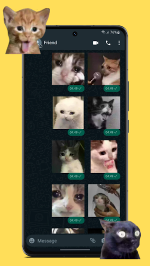 Stickers - Cats WASticker 2023 Screenshot 2