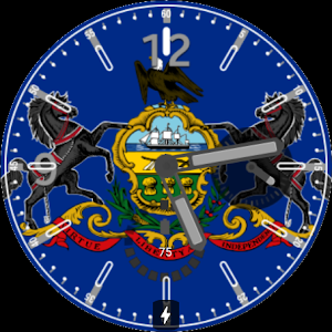Pennsylvania Flag Watchface Screenshot 1