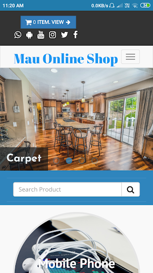Mau Online Shop Screenshot 0