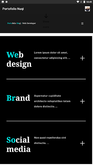 Portofolio Nuqi Screenshot 2