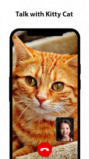 Cat fake video Call/Chat Prank Screenshot 0
