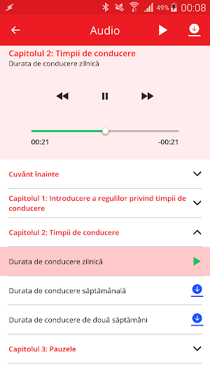 Driving Times Screenshot 2