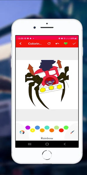 Choo-Choo charles Coloring 2 Screenshot 3
