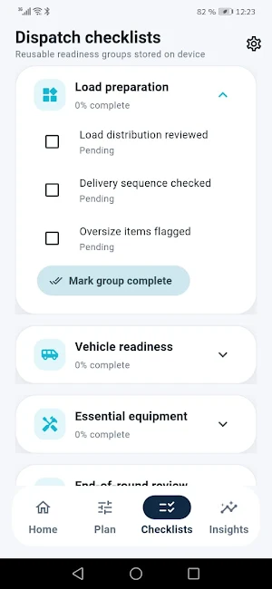 TANNA Dispatch Planner Screenshot 0