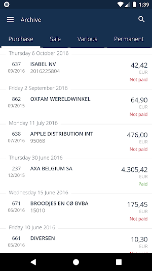 Crow Accounting Screenshot 2