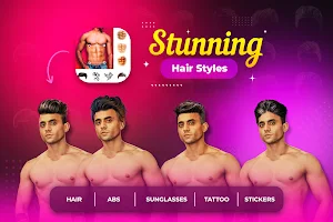 Six Pack Abs -Hair Style Photo Screenshot 3