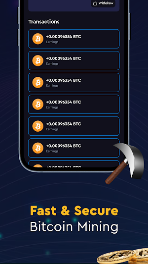 BTC Cloud Miner - Fast Mining Screenshot 2
