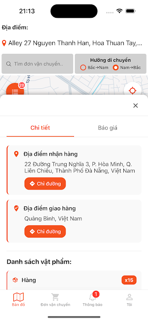 Ghép Hàng 24/7 - Tài Xế Screenshot 2