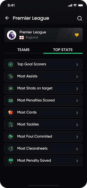 Player Edge Player Statistics Screenshot 2