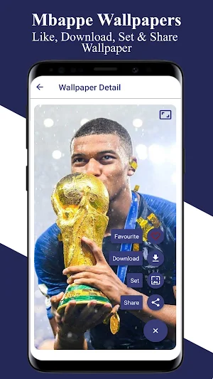 Kylian Mbappe 4K HD Wallpaper Screenshot 1