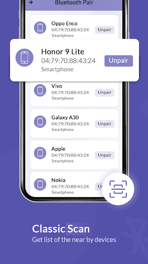 Bluetooth Pair: Find Bluetooth Screenshot 2