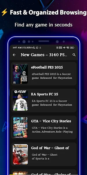 PSP Games Library PS3 Screenshot 3
