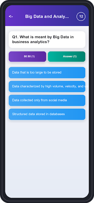 Business Analytics Trivia Quiz Screenshot 3