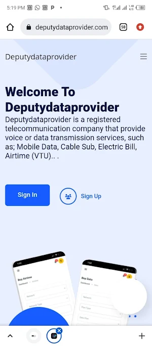 DEPUTY DATA PROVIDER Screenshot 0