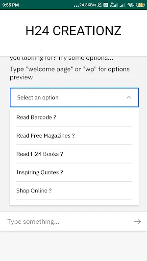 H24 CREATIONZ ASSISTANT 2.4 Screenshot 1