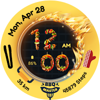 Kebab Master BBQ Watch Face