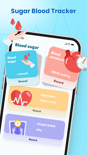 Sugar Blood - Diabetes Log Screenshot 0
