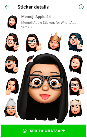Memoji Apple for WhatsApp Screenshot 1