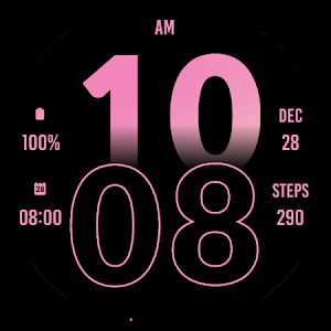 Active Blush Pink Watch Face Screenshot 3