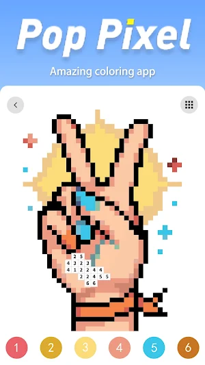 Pop Pixel- Color By Number Screenshot 1
