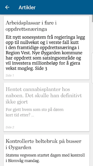 Vestnytt eAvis Screenshot 3
