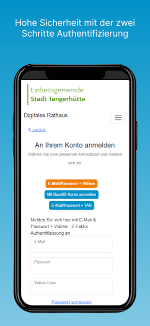 Digitales Rathaus Tangerhütte Screenshot 1