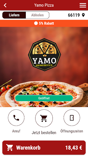 Yamo Pizza Screenshot 0
