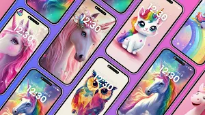 Unicorn Wallpaper for Girls Screenshot 0