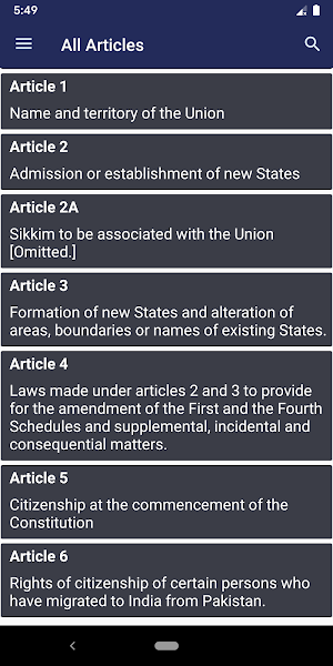 Indian Constitution Offline Screenshot 1