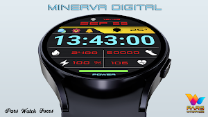 Minerva Digital Watch Face Screenshot 3