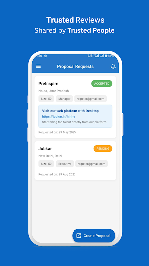 Jobkar: Recruit & Job Post App Screenshot 1