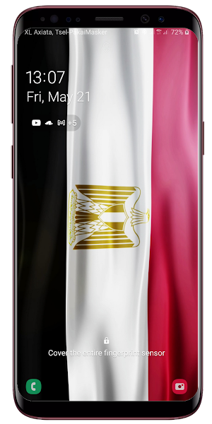 Egypt Flag Live Wallpaper Screenshot 3