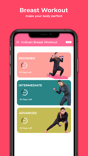 Uneven Breast Workout Pro Screenshot 1