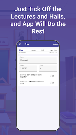 Kelebek - Sitting plan Screenshot 3